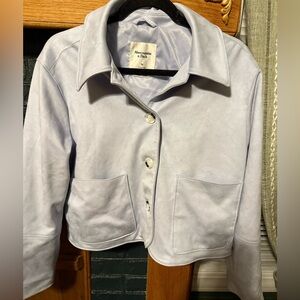Abercrombie & Fitch Women's Soft Blue Jacket